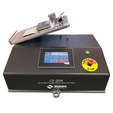 Inclined Plane Coefficient of Friction Tester commercial|inclined plane test.